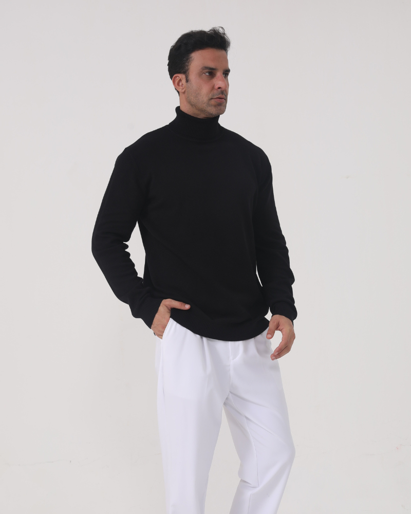 Gstaad Merinowoll-Rollkragenpullover