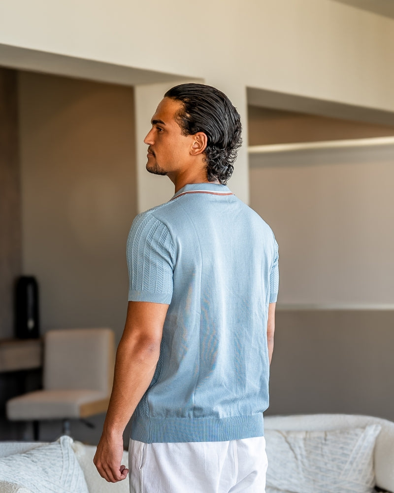 Ashford Strick-Poloshirt