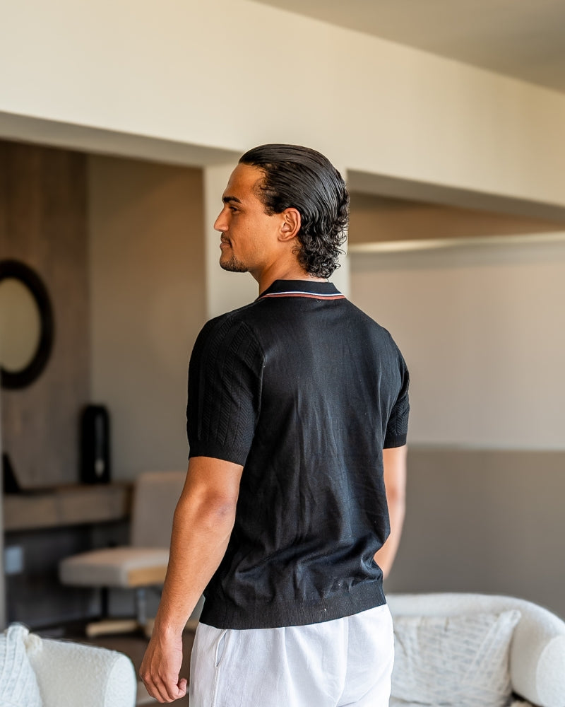 Ashford Strick-Poloshirt