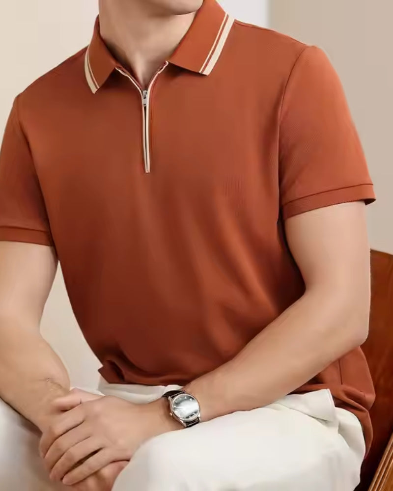 Ridgeway Polo mit Reißverschluss