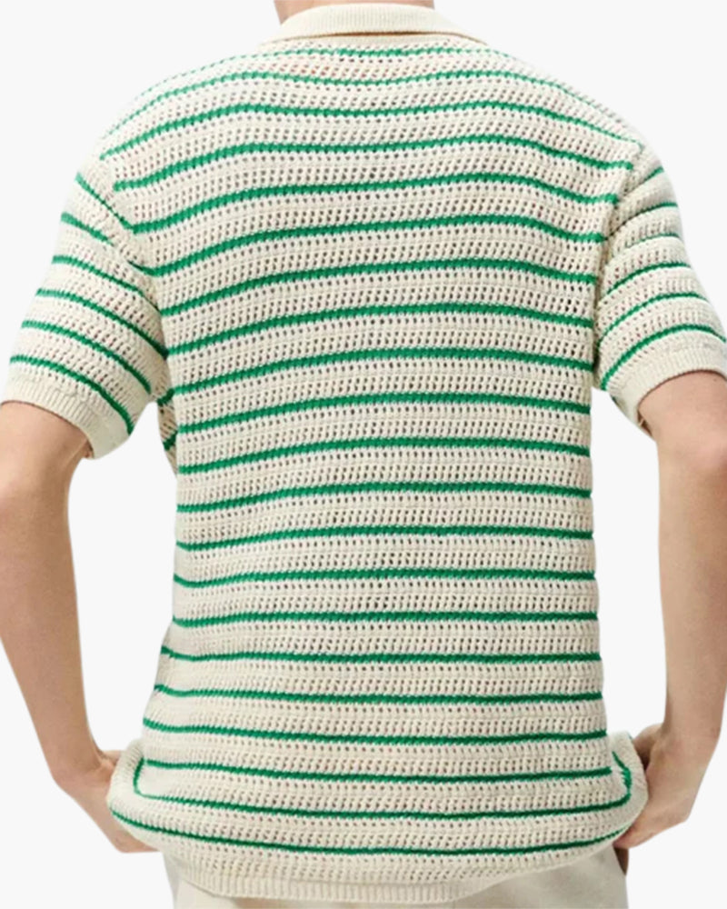 Marbella – Gestricktes Hemd mit Knöpfen