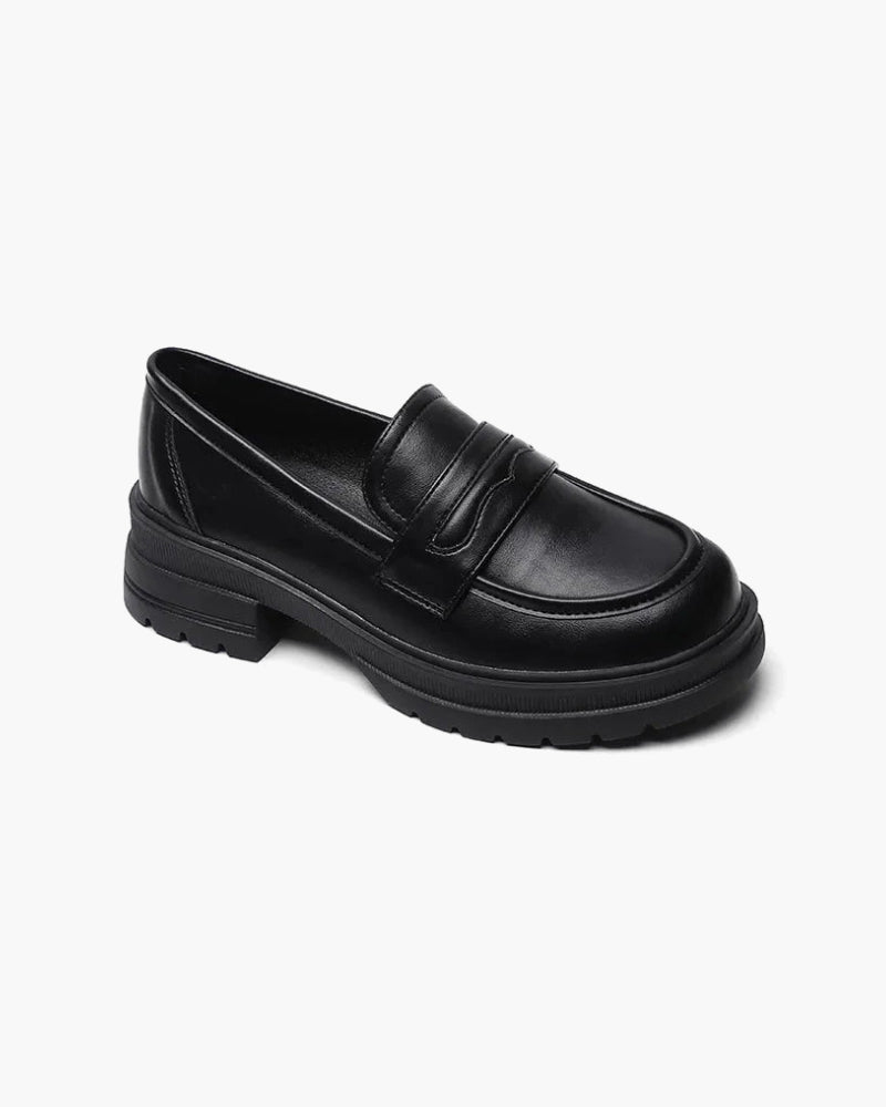 Old-Money-Loafer aus Leder