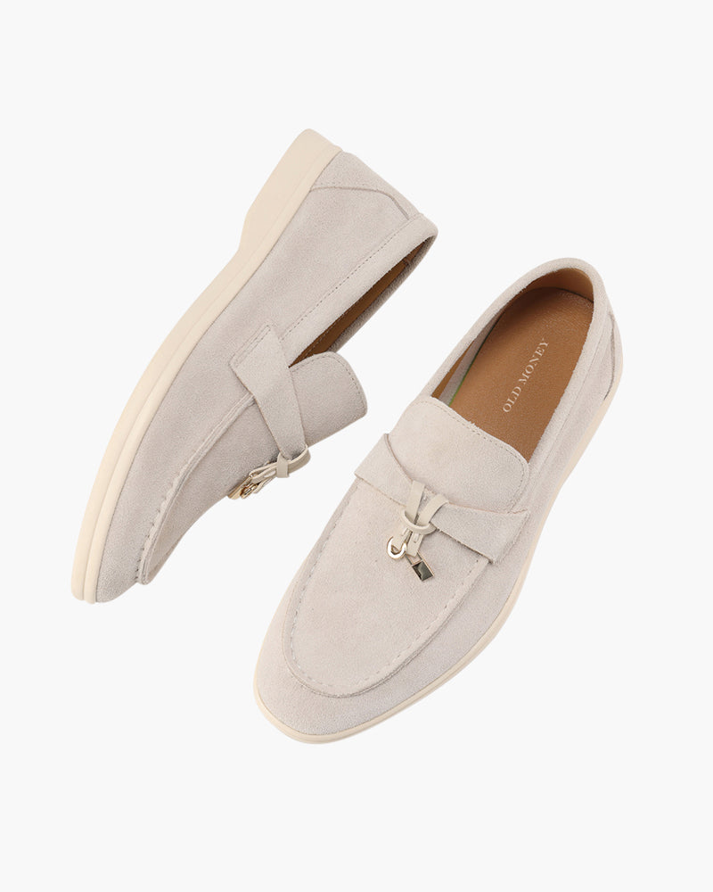 Old Money Wildleder-Loafer für Damen