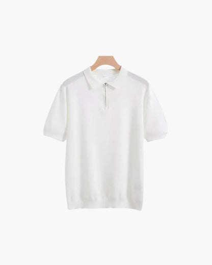 Marbella Polo mit Reißverschluss
