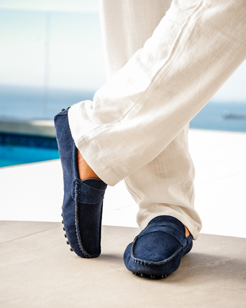 Wildleder-Driver-Loafer