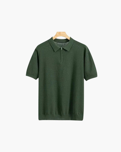 Marbella Polo mit Reißverschluss