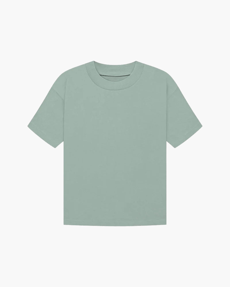Elegantes einfarbiges T-Shirt