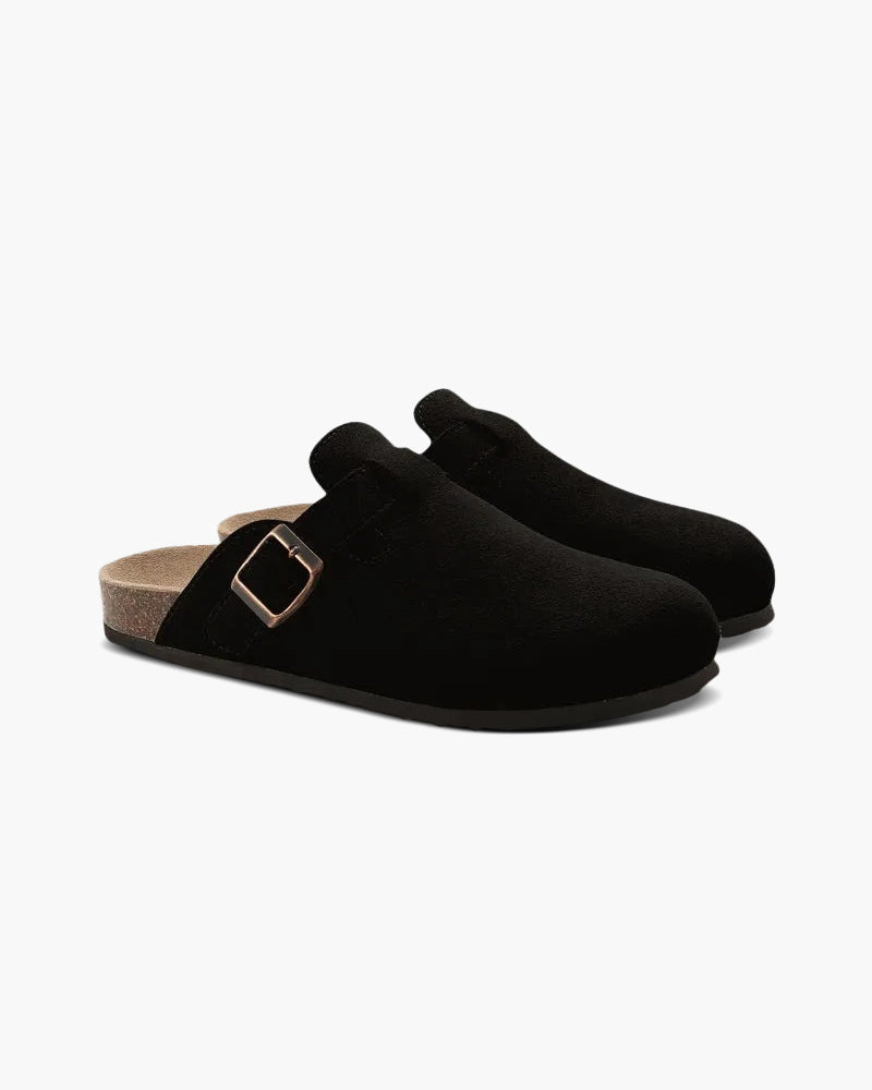 Old Money Wildleder-Clogs