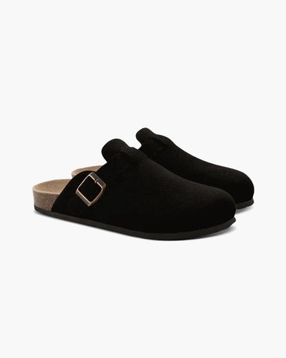 Old Money Wildleder-Clogs