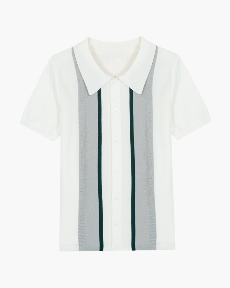 Bradford Poloshirt aus Strick