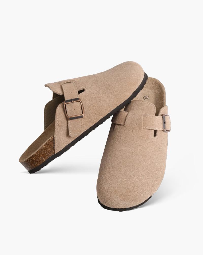 Old Money Wildleder-Clogs