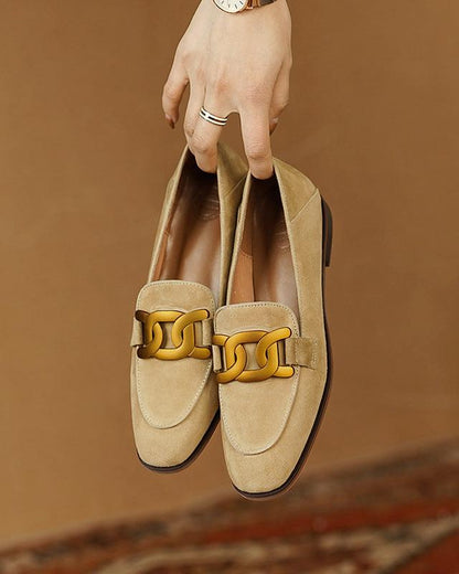 Duchess Wildleder-Loafer