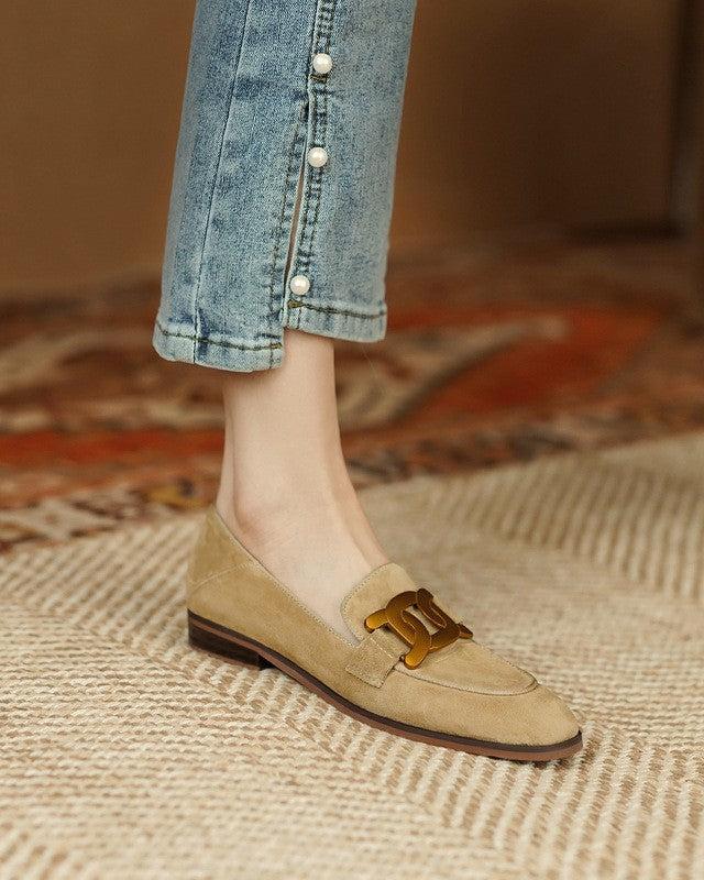 Duchess Wildleder-Loafer