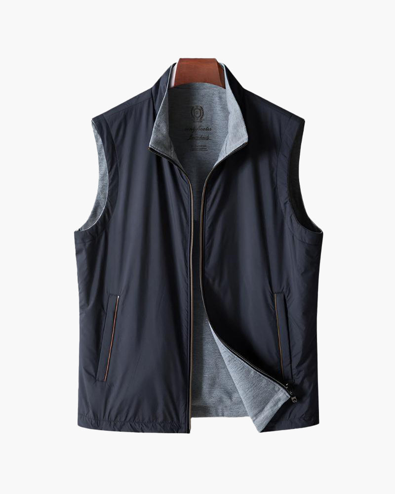 Fleece-Weste mit schmalem Schnitt