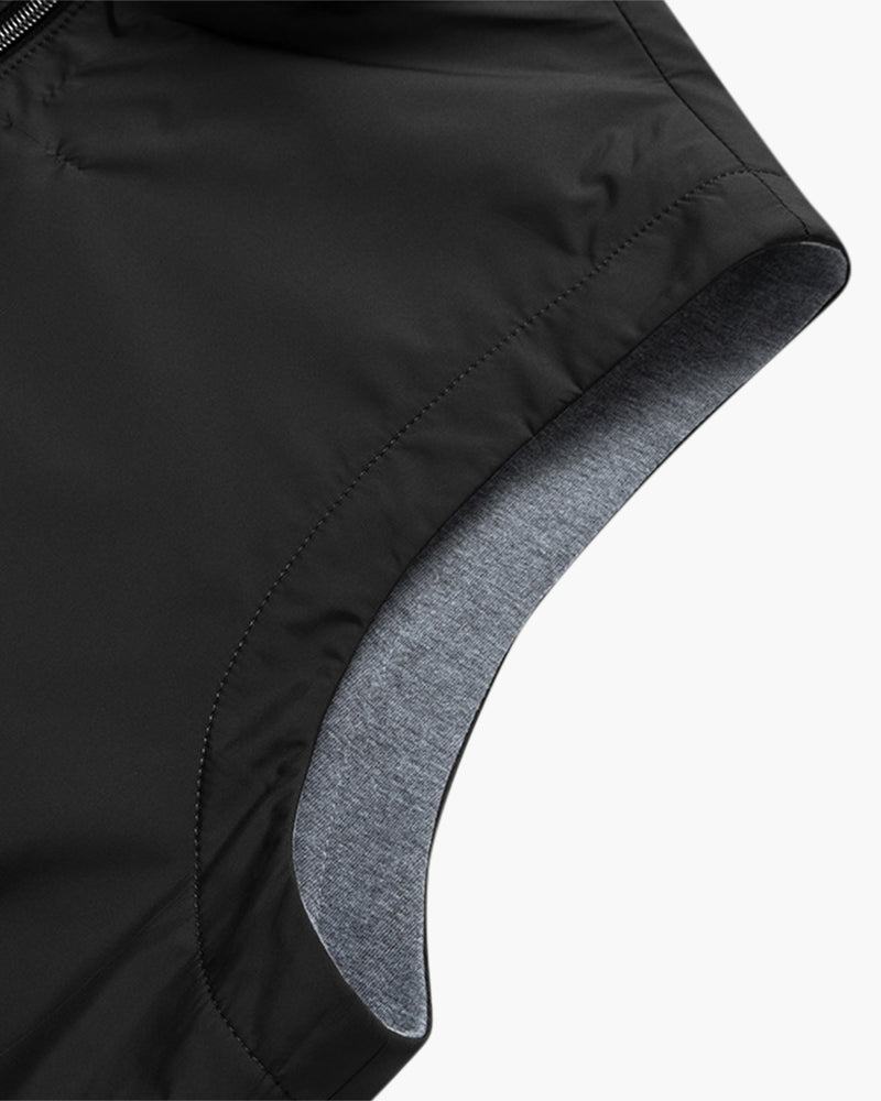 Fleece-Weste mit schmalem Schnitt