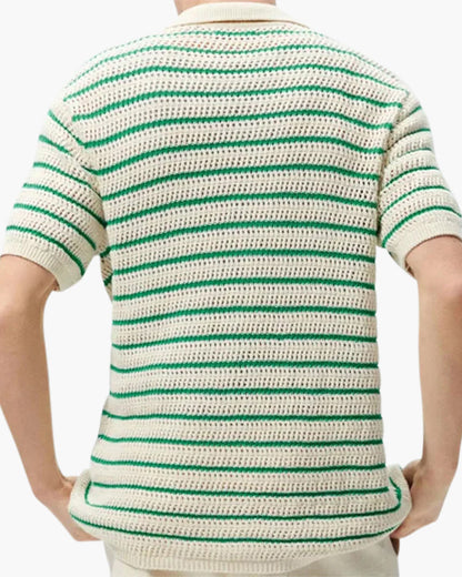Marbella – Gestricktes Hemd mit Knöpfen