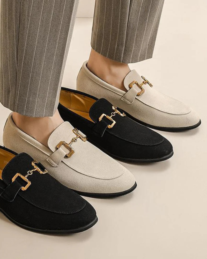 Luxuriöse Wildleder-Loafer